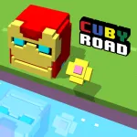 Cuby Road is a must try racing game if you love this game genre. You control a cube figure that must navigate a hazardous terrain filled with opponents and obstacles