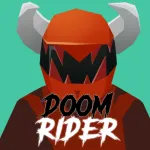 Welcome to Doom Rider! Here, you will play as a fearless driver, crossing a chaotic world filled with human bones, traps, and demonic guards under the command of the Skeleton King.