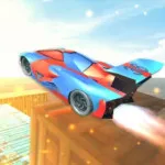 Fly Car Stunt is an interesting online game, where you drive flying vehicles over difficult courses while doing amazing acrobatics.