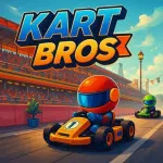 Kart Bros is a super fun top-down racing game. You will be transformed into a super racer, conquering speed and fiercely competing on challenging, winding tracks. The game has simple, accessible gameplay but still requires dexterity, control skills, and smart tactics to reach the finish line first.
