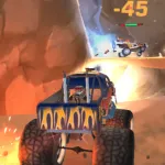 Kart Wars is a captivating racing game that you can't miss. Before the thrilling race starts, your main objective is to collect power-ups and choose from a variety of vehicles.