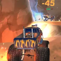 Kart Wars is a captivating racing game that you can't miss. Before the thrilling race starts, your main objective is to collect power-ups and choose from a variety of vehicles.