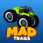 Welcome to the challenging off-road world of Mad Trails! Here, every slope, cliff, and curve can be the difference between victory and a spectacular flip. Your mission is to control giant-wheeled off-road vehicles, overcome rough terrain, and conquer increasingly fierce roads.