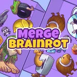 Welcome to the puzzle journey of Merge Brainrot! This is a drag-and-drop puzzle game inspired by the popular Brainrot meme trend from Italy.
Your mission is to drop the weird characters and merge them to create more advanced characters. The game will end with your soft area full of boxes that cannot be merged anymore!

