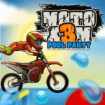 Are you a lover of dangerous action scenes? If yes, you should experience the Moto X3M Pool Party game. Let's show off your ultimate riding skills!