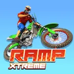 Ramp Xtreme is a 3D stunt motorcycle game where you control a large displacement motorcycle through tracks suspended in the sky. Your only mission is to survive to the finish line, and how you get there is a matter of stunt skills and speed.