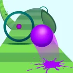 Welcome to Slime Road, which is a vibrant and captivating action game! In this game, you will control a slime ball to bounce down a multicolored road. 