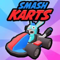 Smash Karts is an interesting 3D multiplayer kart battle game. You can win by destroying other karts, picking up weaponry, and driving your go-kart.