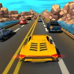 Traffic Speed ​​Racing is an interesting online game, where you will compete in obstacle races alongside a young man.