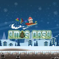 Xmas Dash game is a perfect choice for the Christmas season. This game is based on Geometry Dash, but it has entertaining Christmas features and a festive vibe.
